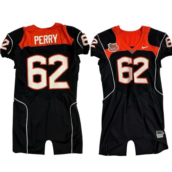Oregon State Beavers Jeremy Perry #62 Nike Game Issued Jersey 2007 Emerald Bowl - Picture 1 of 12